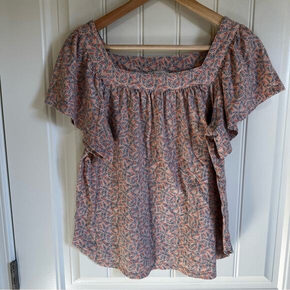 Loft women’s blouse small peach color - Picture 2 of 7